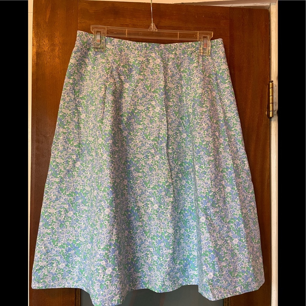 Vintage ORVIS Women Floral Print Skirt NWT -8